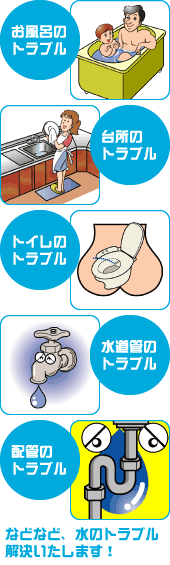水のトラブル